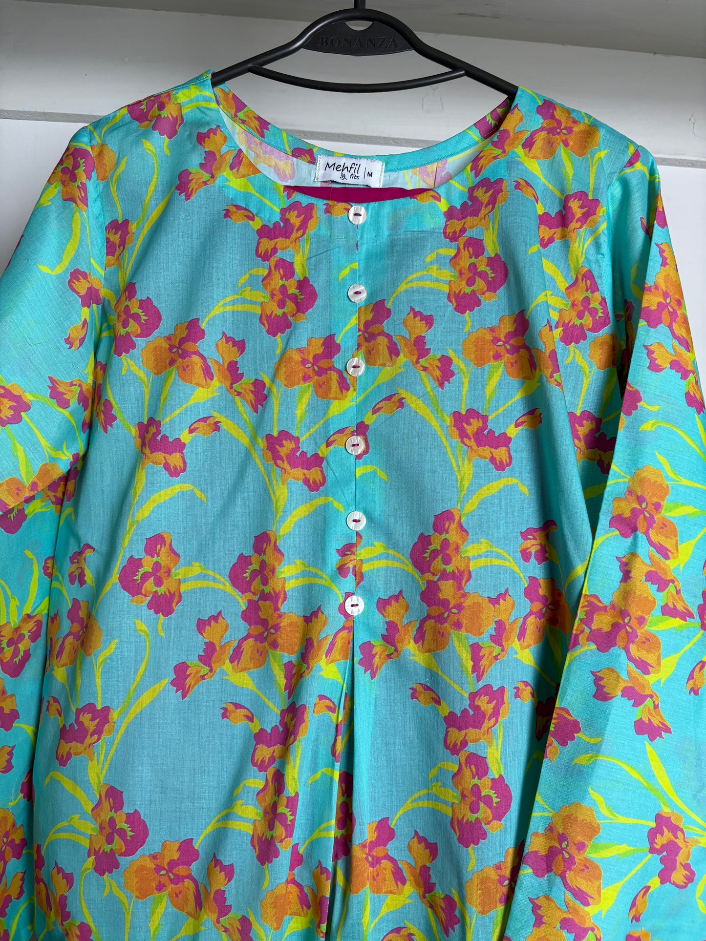 2 piece stitched printed lawn suit