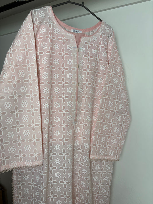 2 piece stitched paste print suit