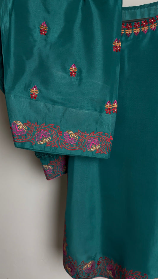 3 piece stitched farshi suit